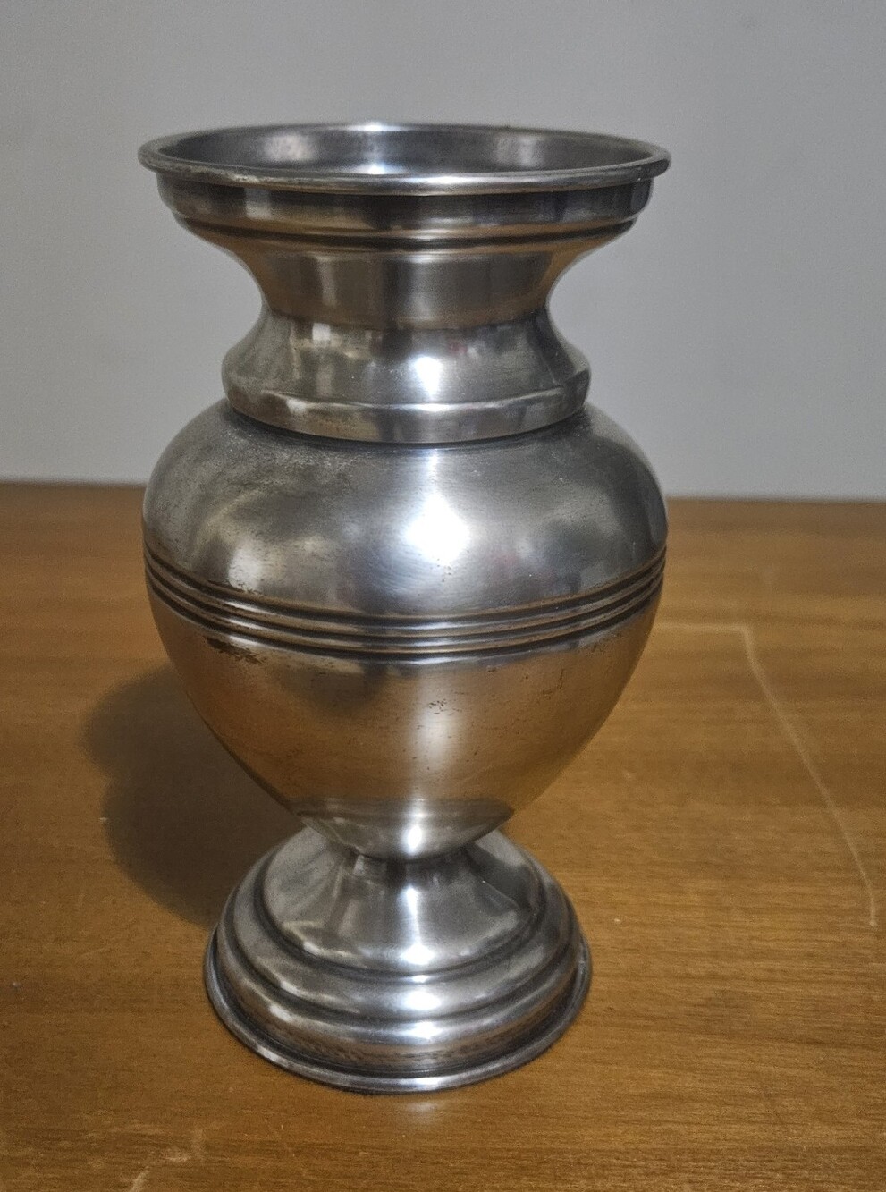 Pottery Barn Silver Decorative Metal Vase